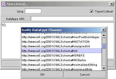 image:specifying a datatype