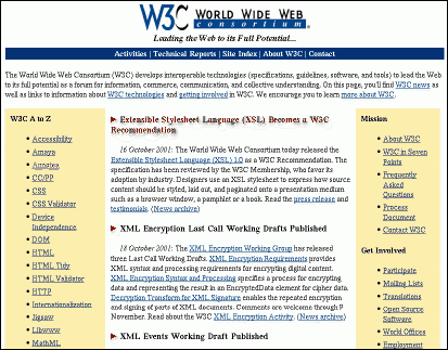 w3c rss