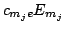 $ c_{m_je}E_{m_j} $