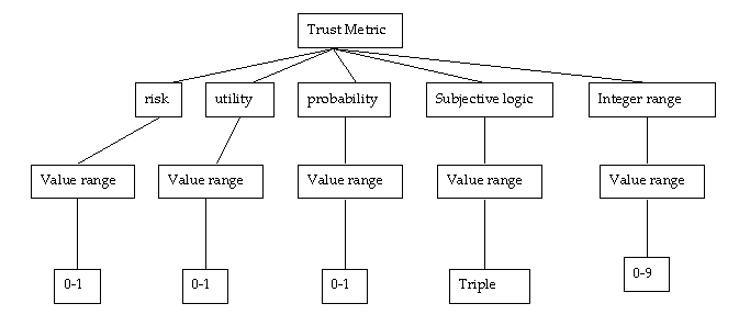 Options for Trust Metrics for the Trust Assertion