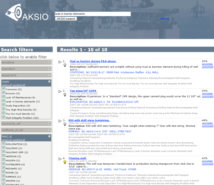 Use Case Active Knowledge Management For Integrated Operations