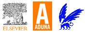 Elsevier, Aduna, and VU logos