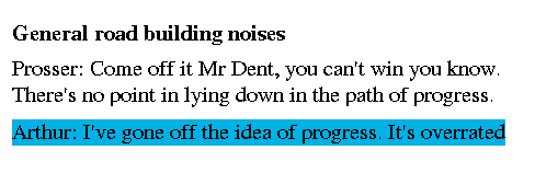 Rendering of a scene