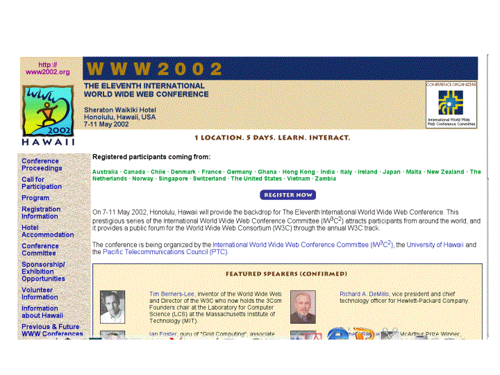 WWW2002 home page