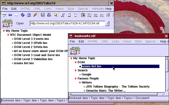 bookmark is copied from DOM.rdf to default bookmark file