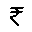 INDIAN RUPEE SIGN
