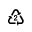 RECYCLING SYMBOL FOR TYPE-2 PLASTICS