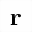 MATHEMATICAL BOLD SMALL R