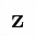 MATHEMATICAL BOLD SMALL Z