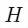 MATHEMATICAL ITALIC CAPITAL H