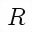 MATHEMATICAL ITALIC CAPITAL R