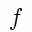 MATHEMATICAL ITALIC SMALL F