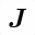 MATHEMATICAL BOLD ITALIC CAPITAL J