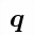 MATHEMATICAL BOLD ITALIC SMALL Q