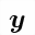 MATHEMATICAL BOLD ITALIC SMALL Y