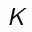 MATHEMATICAL SANS-SERIF ITALIC CAPITAL K