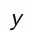 MATHEMATICAL SANS-SERIF ITALIC SMALL Y