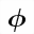 MATHEMATICAL BOLD ITALIC PHI SYMBOL