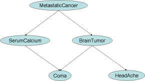 Bayesian Network for the Metastatic Cancer problem