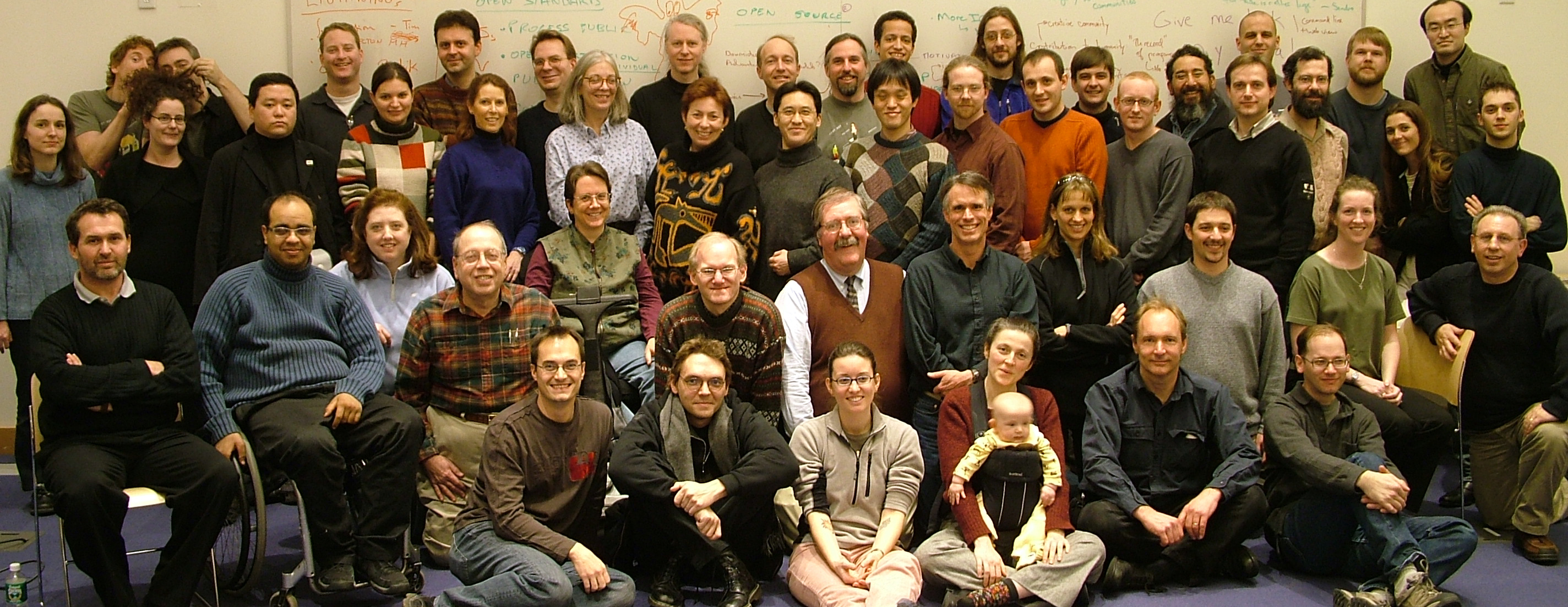 Photo of W3C Team, December 2004