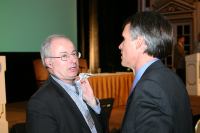 Photo of Jean-François Abramatic and Steve Bratt talking