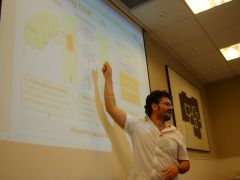 Luca making observations