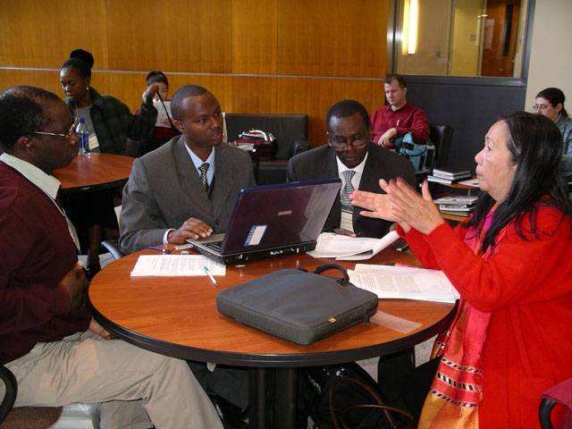 NetTel Members attending a meeting at Washington State University