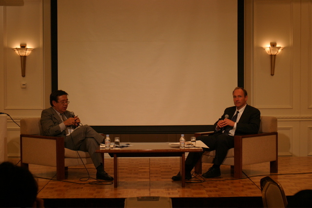 Jun Murai (Keio University), Tim Berners-Lee (W3C/MIT)