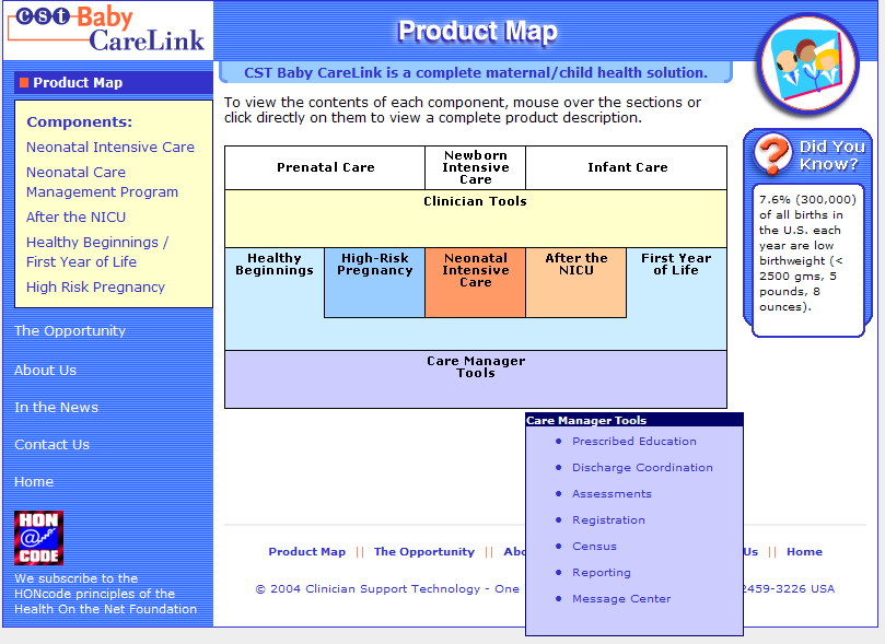 Baby care link application dump