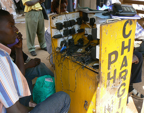 a booth celling charging time in africa