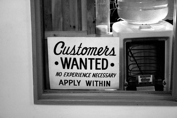 No money without clients