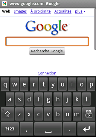 On screen virtual keyboard