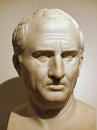picture of a bust of Cicero