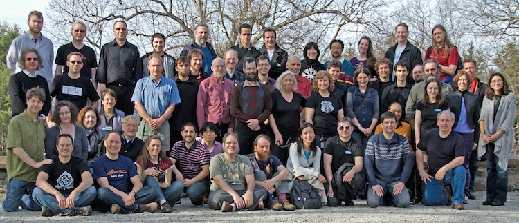 Group photo of the W3C Team, March 2010