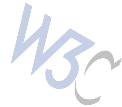 slanted W3C logo