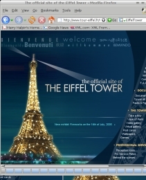 Eiffel Tower 
Homepage