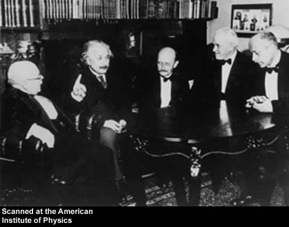 Einstein and others at the american institute of physics