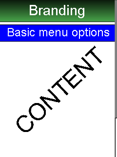 Basic design structure for mobile