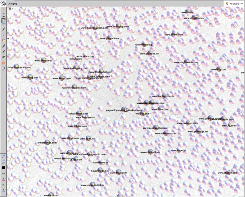 zoomed in core view, showing complexity of interconnections