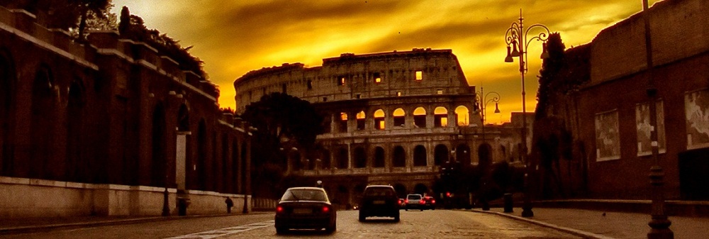 A road in Rome