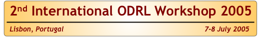 ODRL International Workshop 2005
