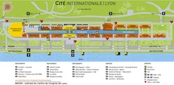 Map of the Cité Internationale - Centre de Congrès