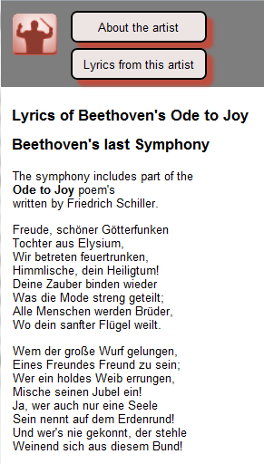 Beethoven page for screens less than 600px wide