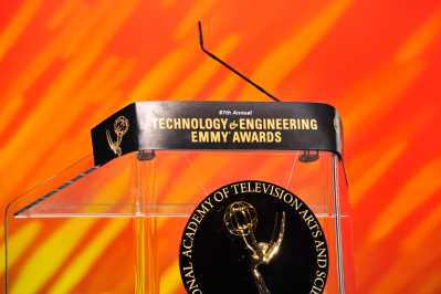 Emmy Award Podium