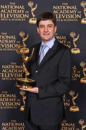 Philippe Le Hégaret with Emmy Award