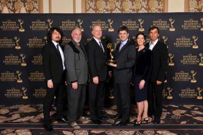 TTWG representatives with Emmy Award