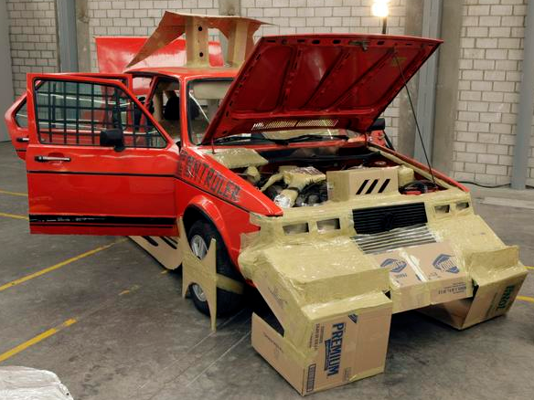 Picture of a car being tuned