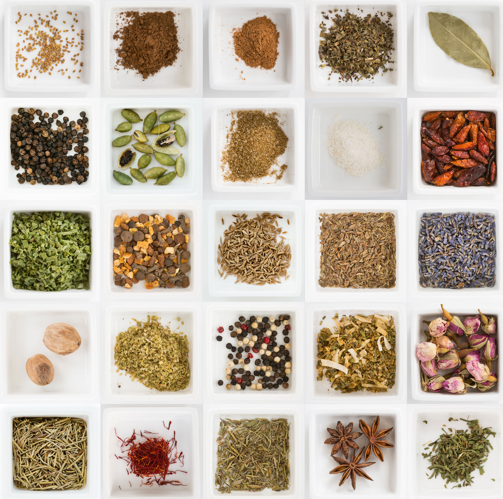 Set of spices