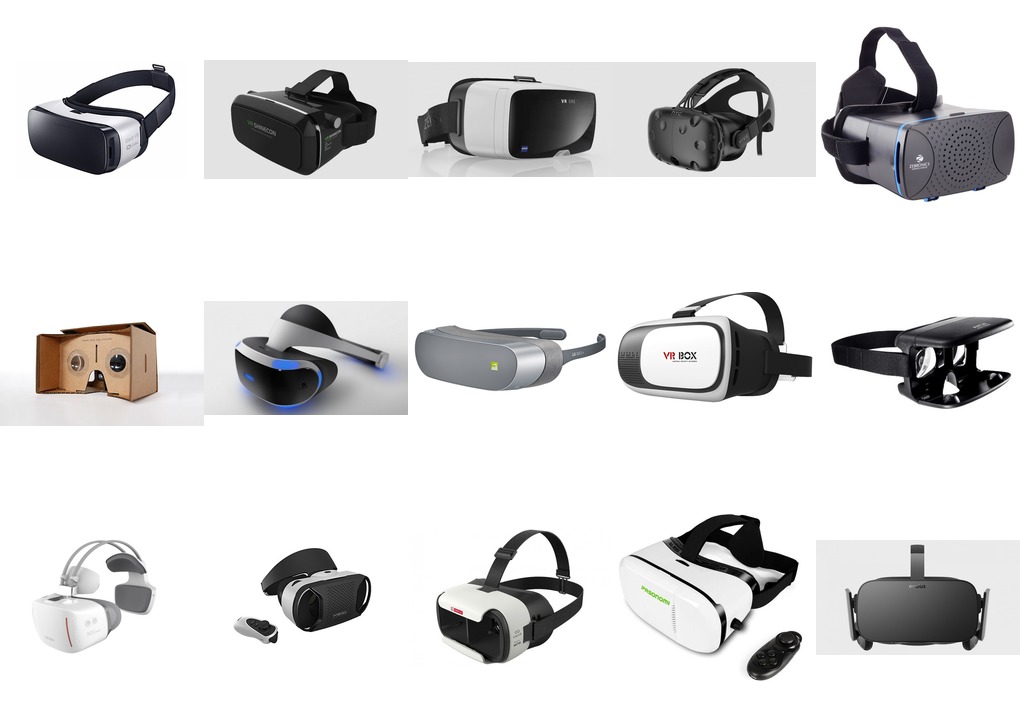 Some of the VR headsets on the market