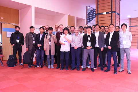 group photo from the Media and Entertainment IG F2F meeting during TPAC 2018 in Lyon